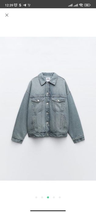 Куртка жіноча джинсова Зара Zara S - XL