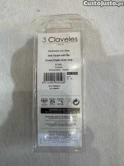 Corta Unhas 3 Claveles Cromado com Lima 6cm