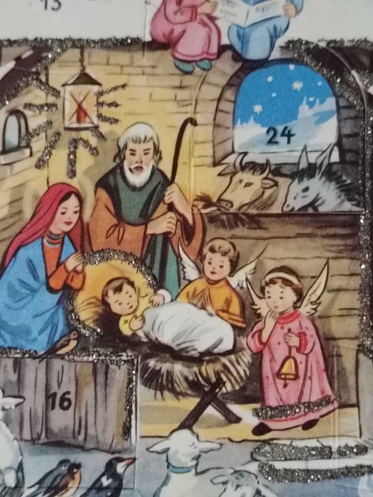 Calendário de Advento Gunther anos 50