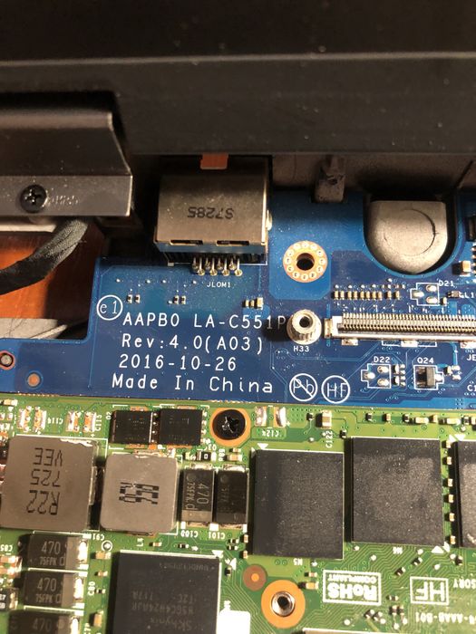 Dell 7710 розбір