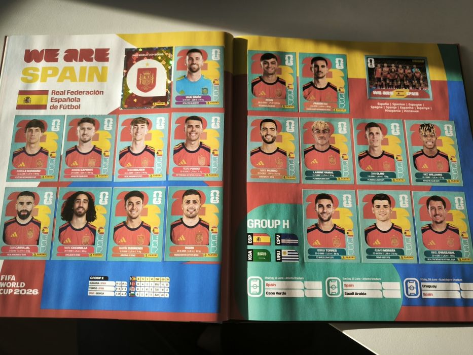 Caderneta capa dura mundial 2026 Panini
