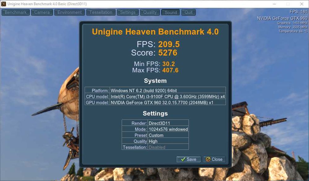 ASUS TUF Z390 PRO + i3-9100F + 16GB DDR4 3000 MHz + MSI GTX960