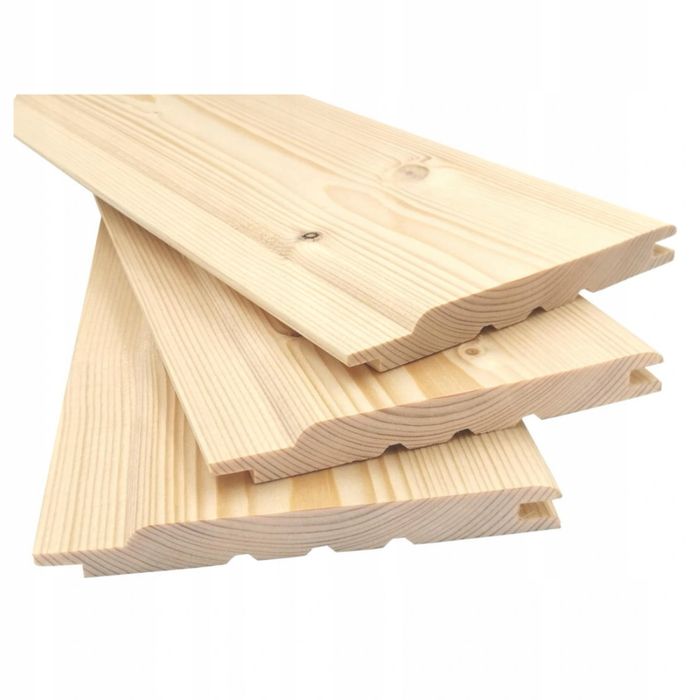 BWS - Podbitka Deska Elewacyjna 19x146mm Świerk Skandynawski