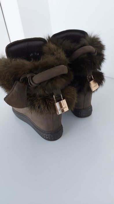 Buty sneakersy skórzane Carinii by Maja Sablewska w rozmiarze 38