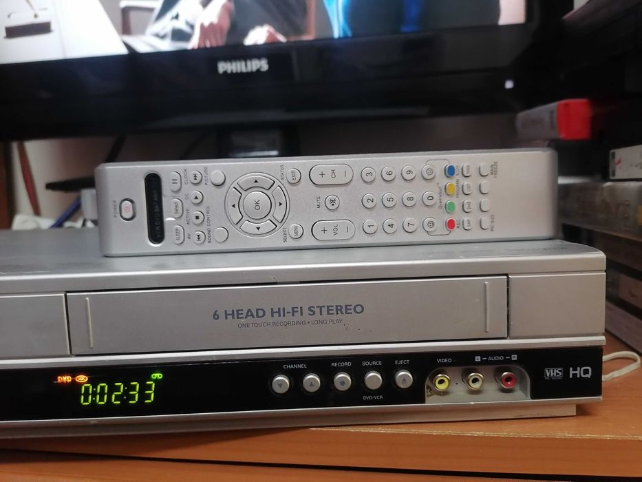 Magnetowid VHS Philips DVP3100V HI-FI stereo pilot COMBO Pilot