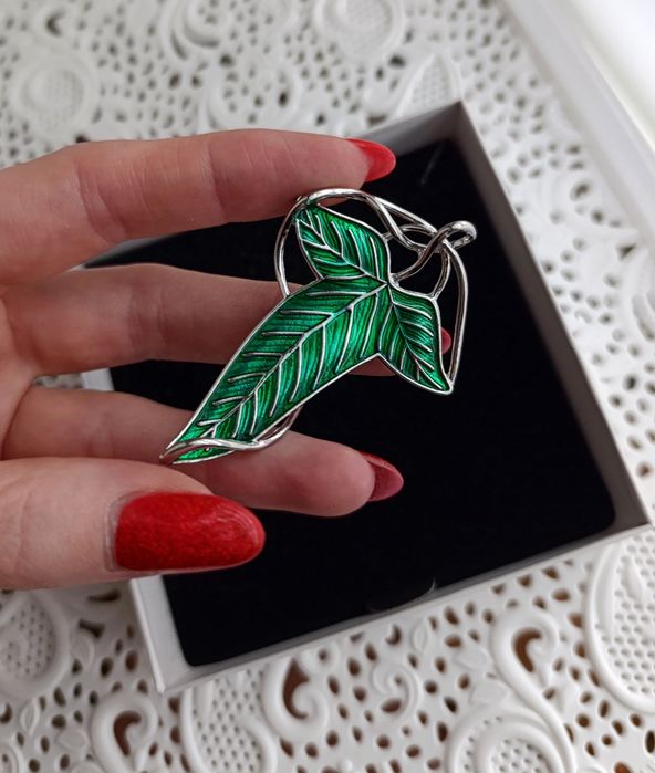 Broszka liść z Lorien LOTR