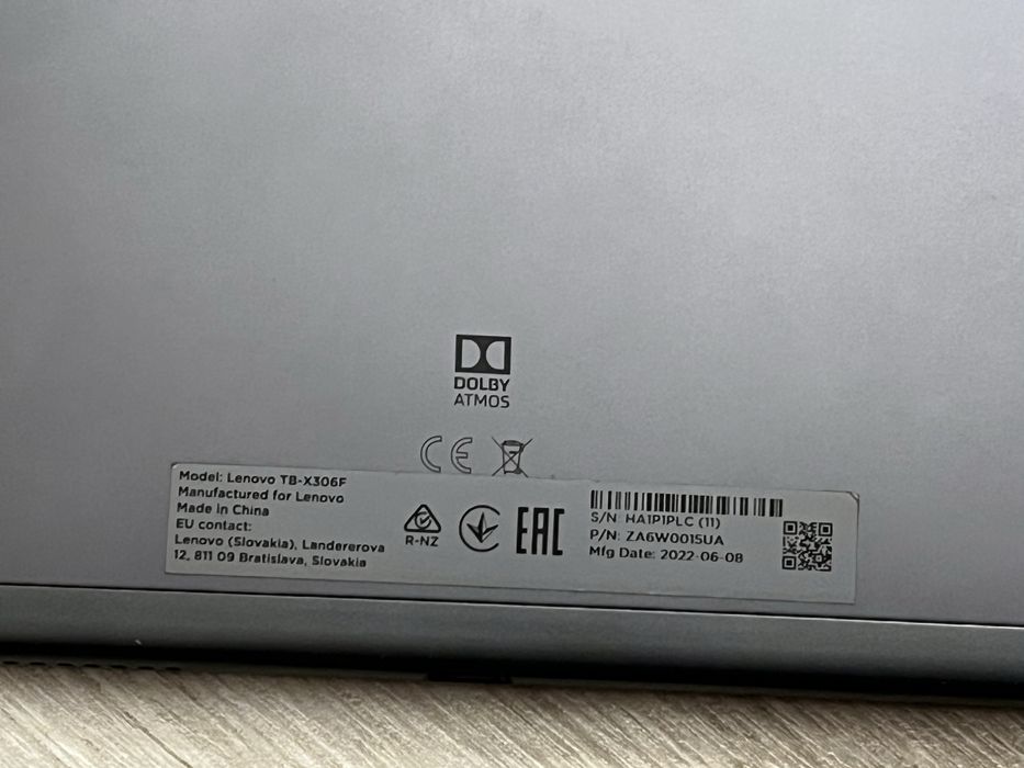 Планшет Lenovo TB X306F