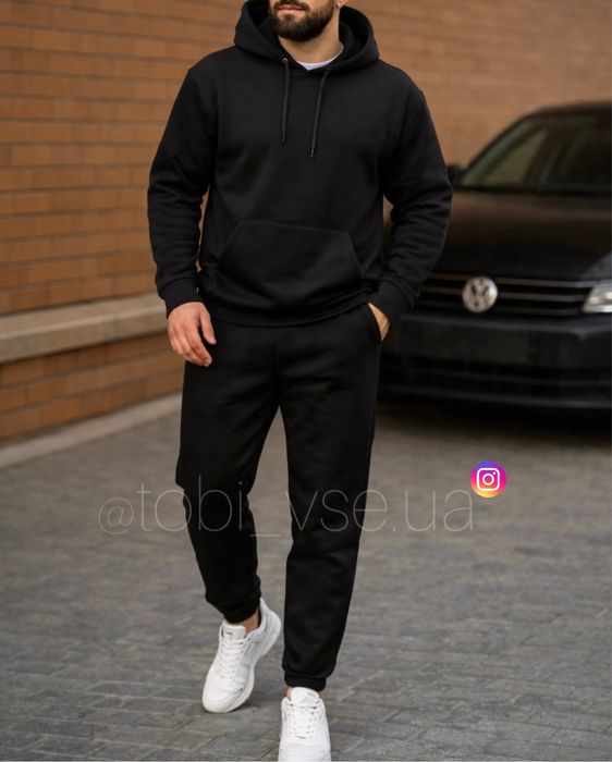 ТЕПЛИЙ‼️ Костюм на ФЛІСІ чоловічий кофта+штани Мужской спортивный зима