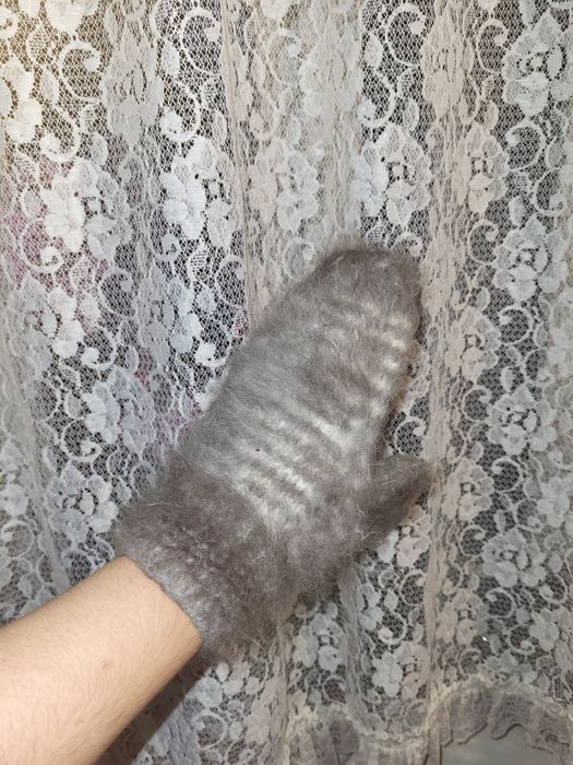 Варежки теплые женские