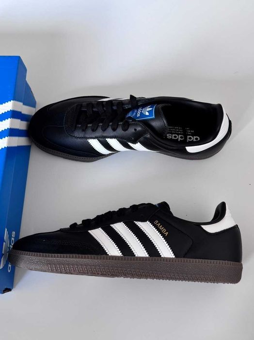 czarne adidas SAMBA buty dla pary oryginalne sneakersy R.37
