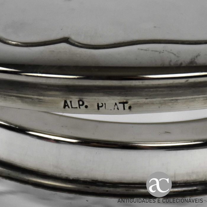 Caixa / Guarda-joias Cristal e Alpaca