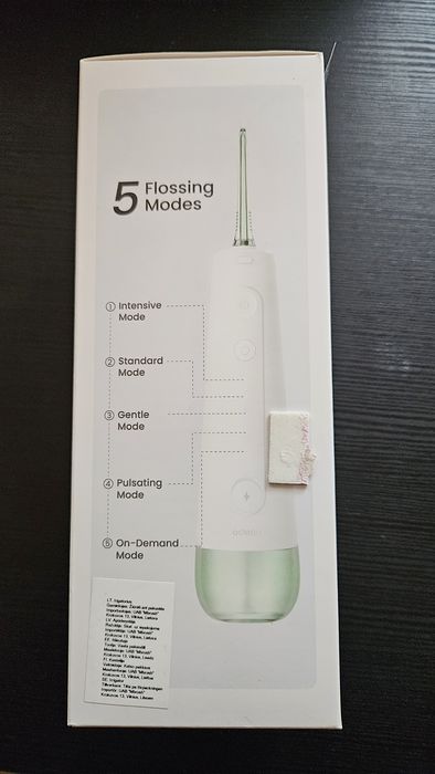 Irrigador oral portátil Oclean W10 selado