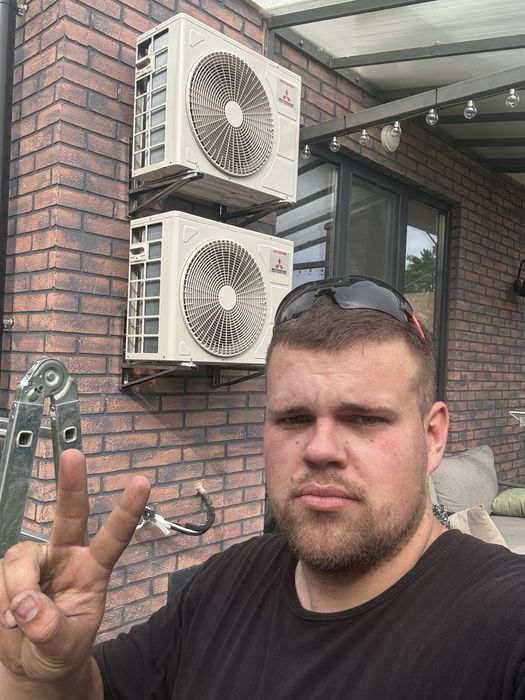 Монтаж кондиціонера, закладка магістралі, ремонт