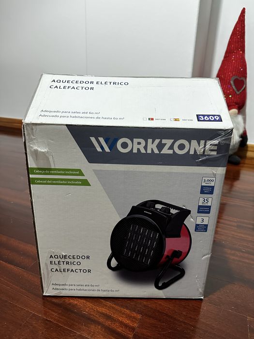 Aquecedor Elétrico Workzone – Como Novo