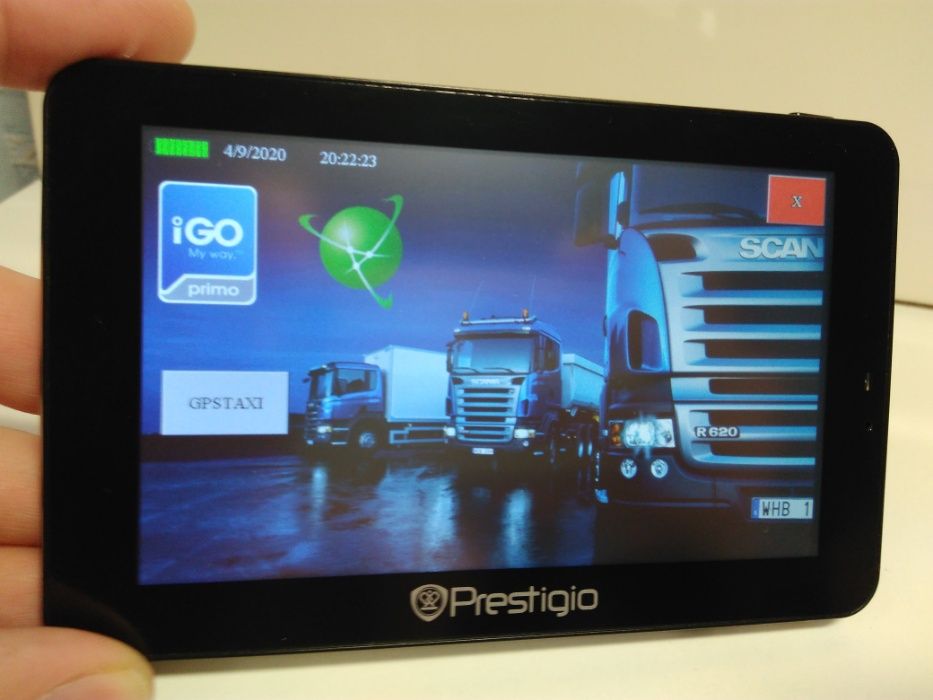 Prestigio - автомобильний навігатор зі свіжими картами Європы 2026г!