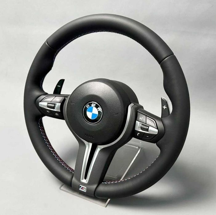 ‼️ Шкіряний M Руль BMW ‼️ Premium Кермо M Sport M3 стиль Шкіра Nappa для БМВ F30 F10 F20 F21 F31 F32 F33 F36 X3 F25 X5 F15