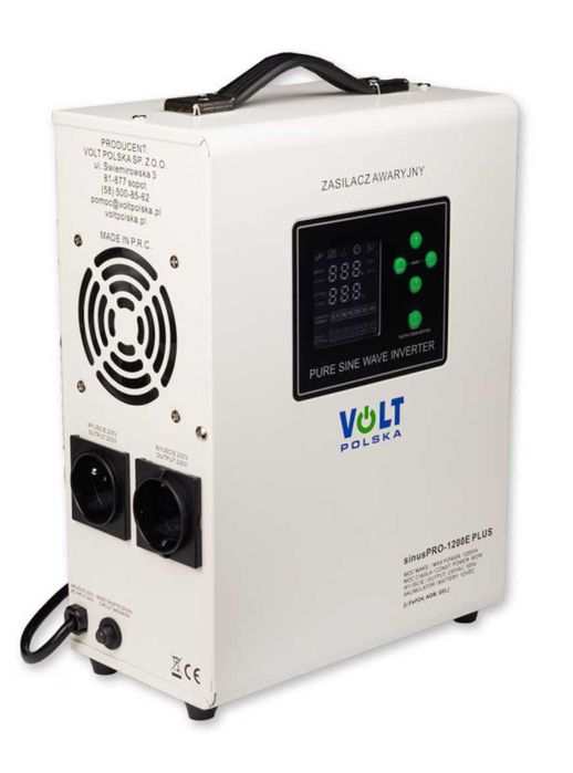 Zasilacz awaryjny VOLT sinusPRO 1200 E PLUS 12V-230V UPS