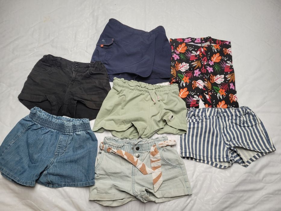 Paka zestaw krótkie spodenki h&m c&a
