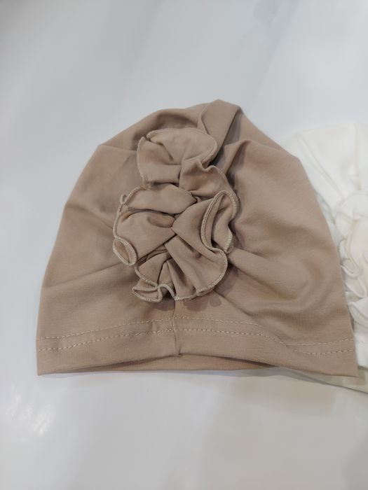 Czapka dziewczęca turban bawełniana 44/46