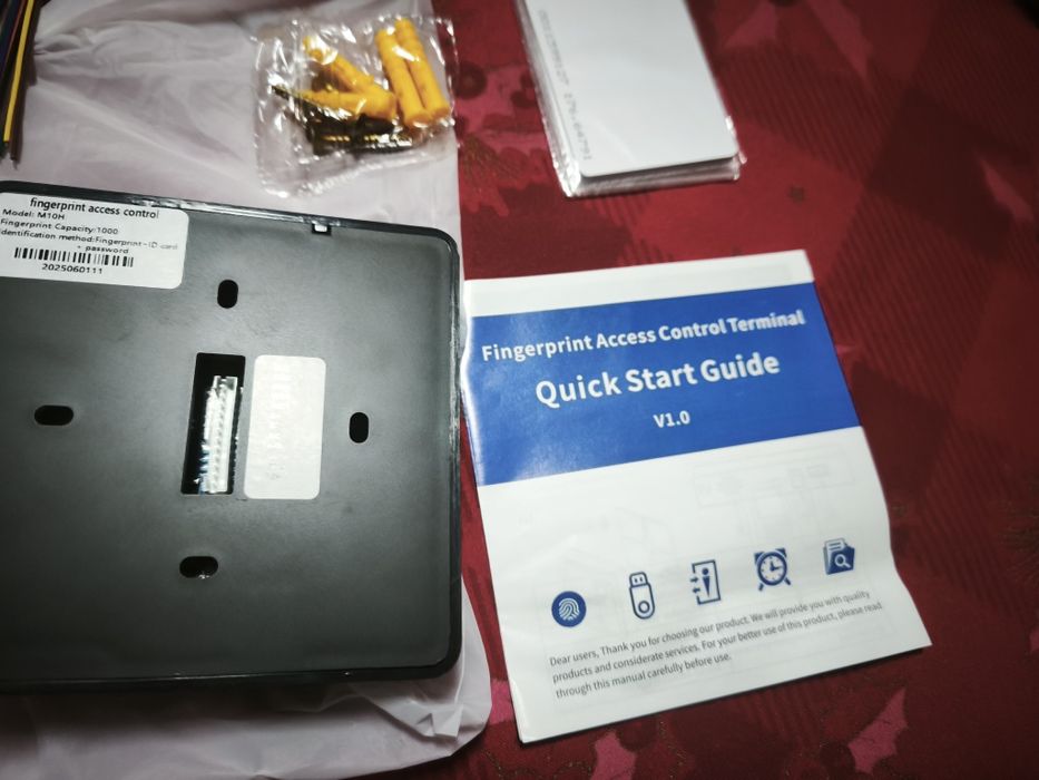 2x Máquina acesso controlo e registo  assiduidade impressão digital