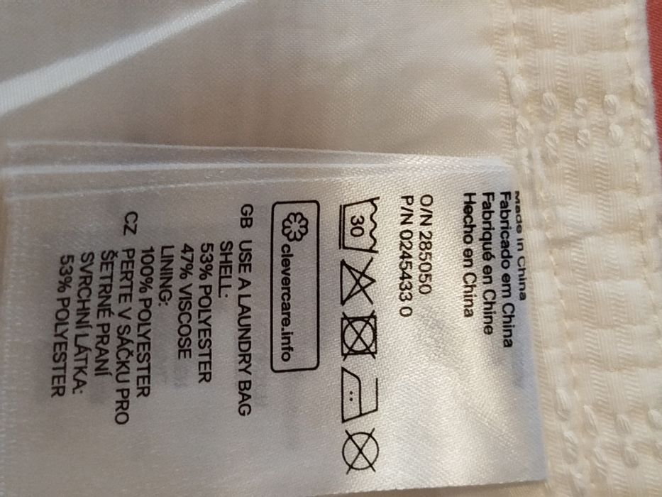Biała spódnica mini boho z frędzelkami H&M 36 S
