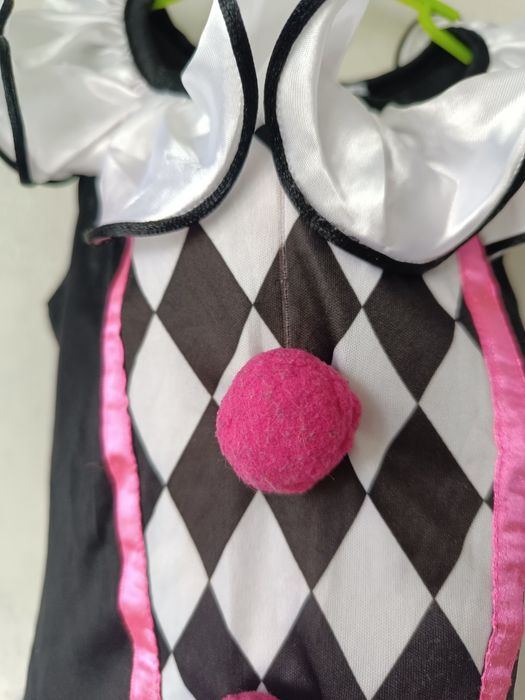 Платье клоуна, Харли Квин, арлекино на девочку на Хеллоуин