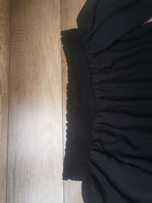 Sukienka czarna maxi 44 hiszpanka