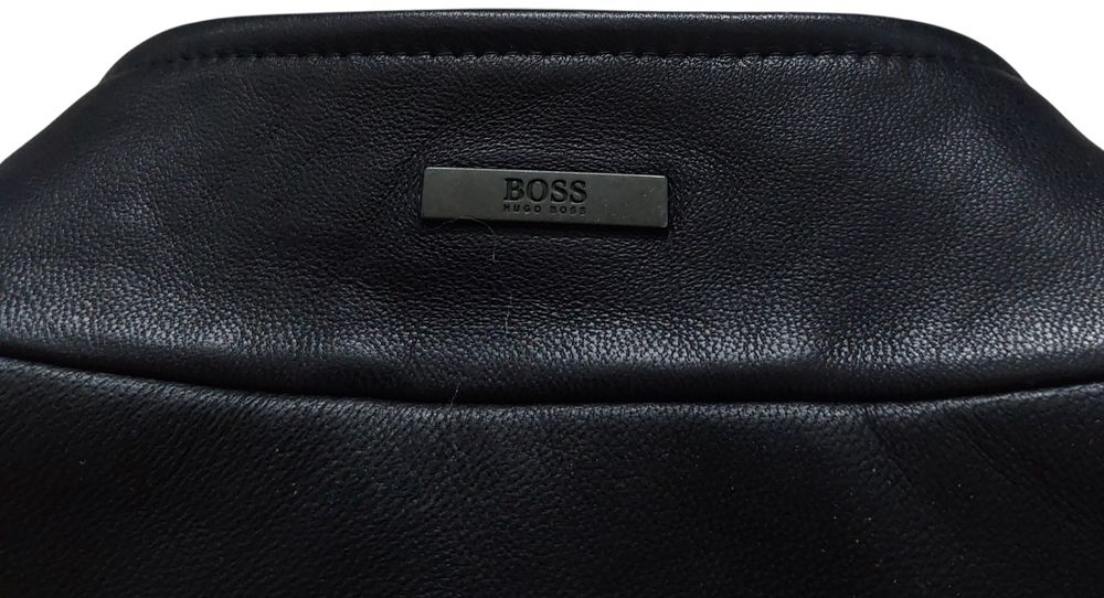 Hugo Boss nowa kurtka skórzana męska r. 52/L
