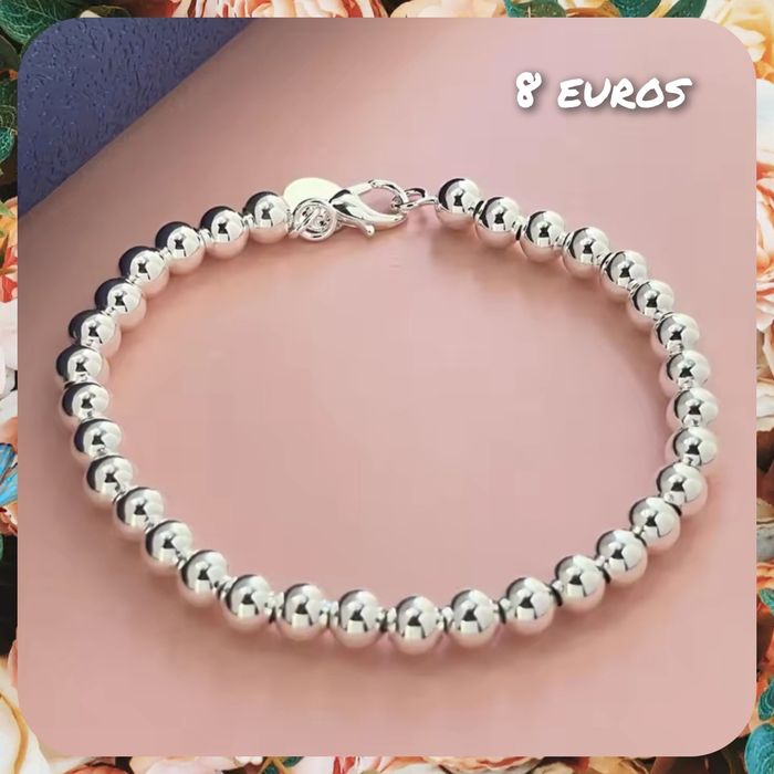 Várias pulseiras em prata 925