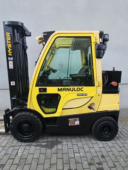 Wózek widłowy HYSTER H2.5FT DIESEL YANMAR Triplex 5550mm 2.5t tylko 4378h kabina Przesuw gwarancja transport