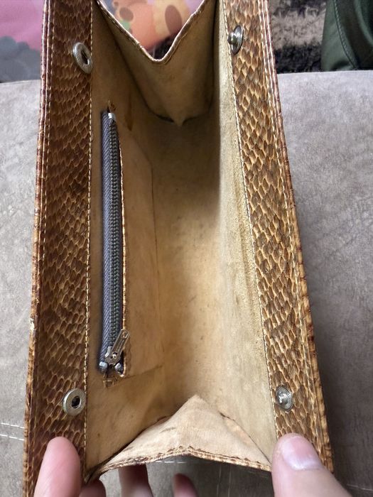 Жіноча сумка-клатч з натуральної шкіри