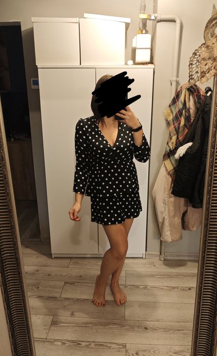 Sukienka w kropki groszki retro vintage lata 60