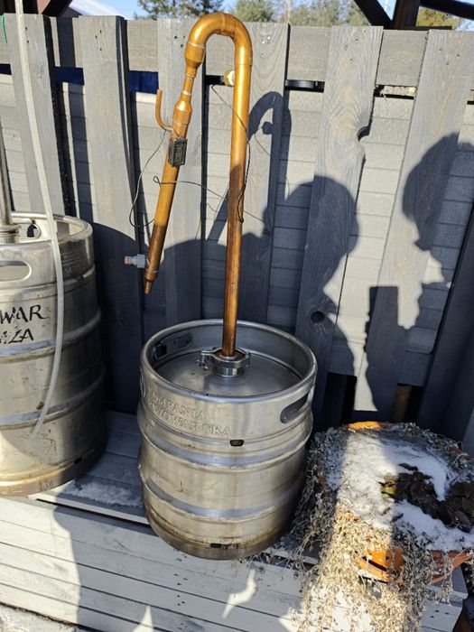 Destylator miedziany + keg 30l