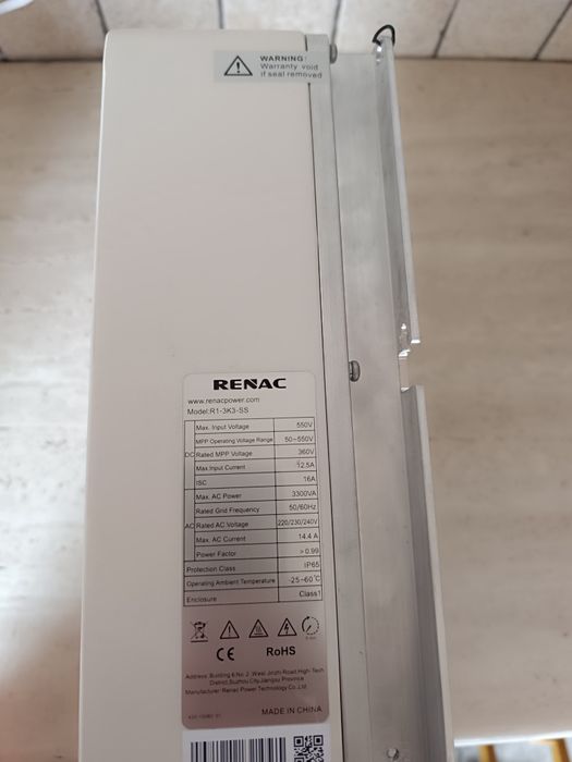 Falownik, inwerter Renac R1-3K3-SS