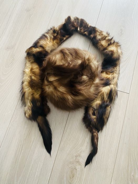 Czapka toczek szalik z tchórzofredki