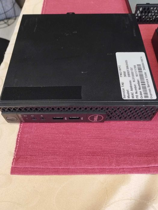 PC Dell Optiplex 3050 Micro i5 7500T 8GB DDR4 256GB SSD[2.5"] WIFI