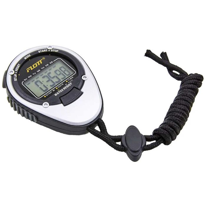 Секундомір 2 результата пам'яті FLOTT F-029 чорний-срібний