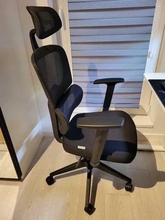 NOWY Fotel Biurowy Ergonomiczny Krzesło Obrotowe Obrotowy Gamingowy Do Biurka Fotele Biurowe Wygodny Dla Kręgosłup Gamingowe Ergonomiczne Materiałowy