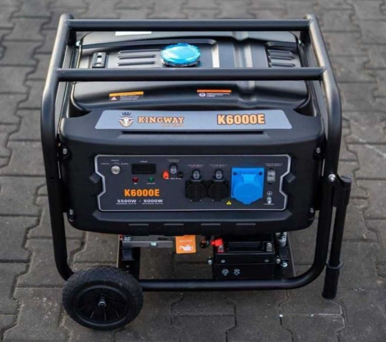 генератор 6 кВт медная обмотка 6 кВт електростартер автозащита колеса