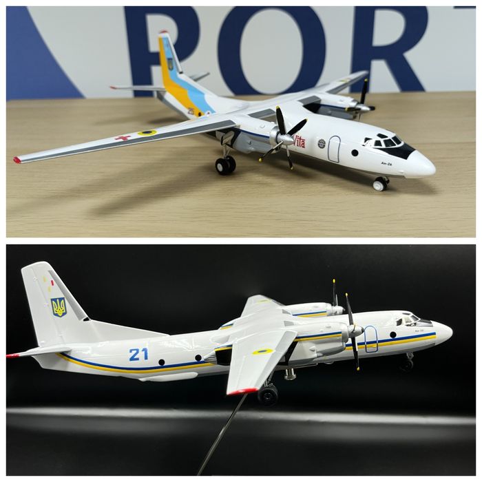 Ан-26 VITA Рятунчик , "21 ЗСУ, Літак-  масштабі 1:72 (40 см). Преміум
