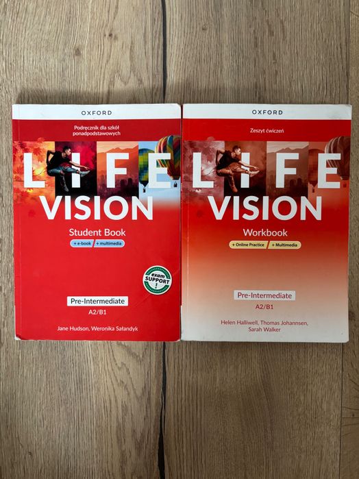 Zestaw książek od języka angielskiego „Life Vision”