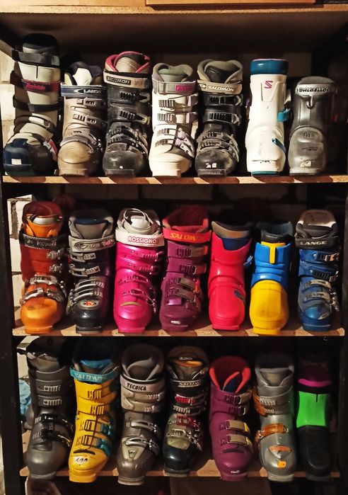 Распродажа, новые и бу горнолыжные и сноубордические ботинки.