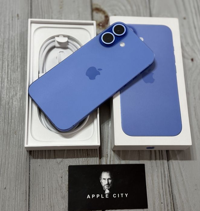 Шикарний IPhone 16 128 Ultramarine Гарантія Магазин+обмін