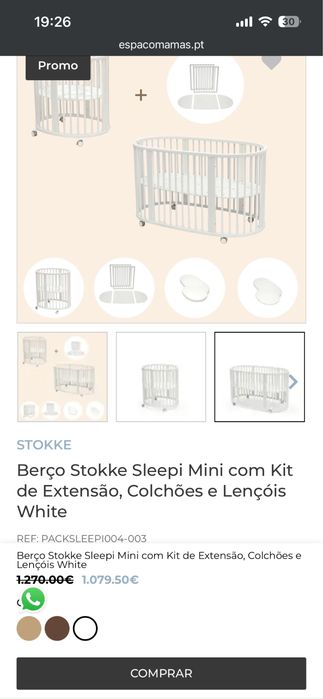 Berço oval evolutivo STOKKE V3 - NOVO