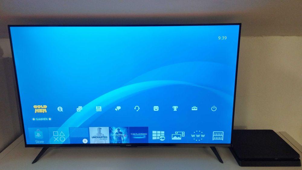 PS4 Slim 1TB Desbloqueada + 6 Jogos Exclusivos + 1 Comando Novo + Cabo