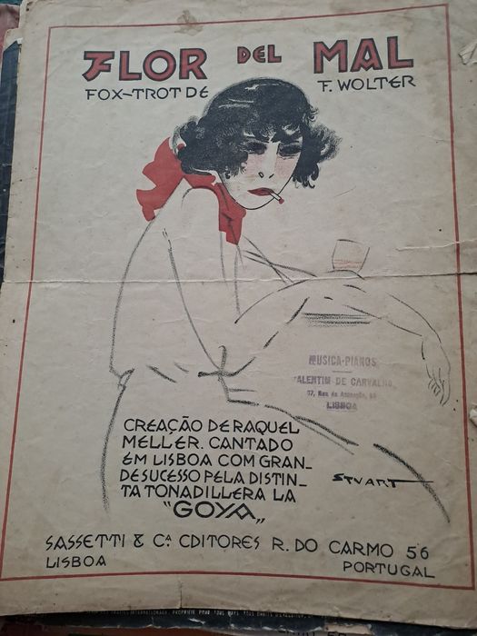 Antigas pautas de música Portuguesa