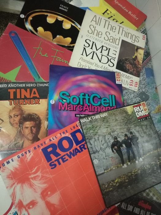 12" Maxi-Singles vinil anos 80's e 90's