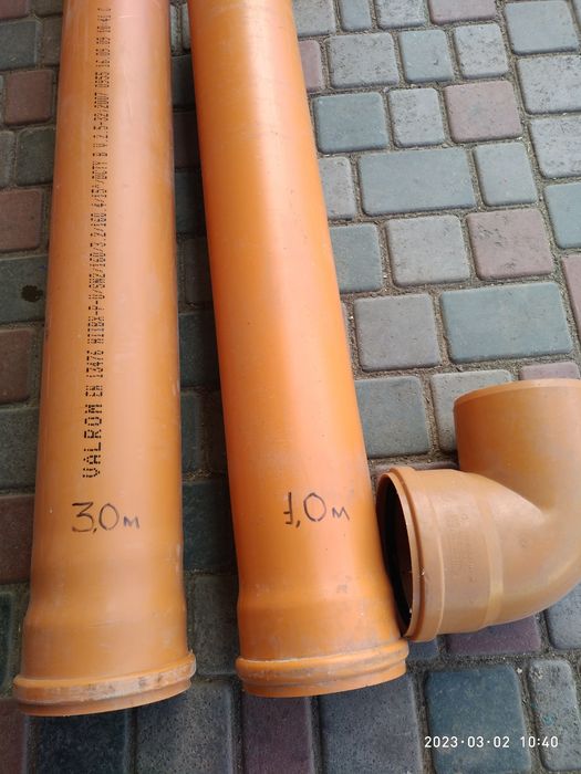 продам  коліна до труб  для каналізації наружні