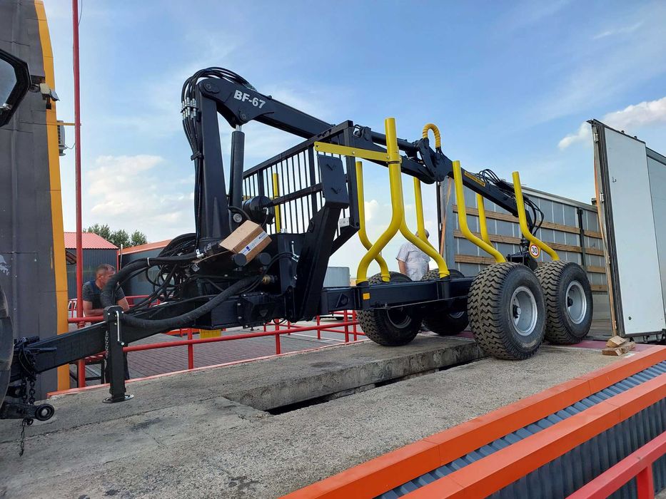 Напівпричіп тракторний лісовоз 2НТЛ-7, 2НТЛ-10 (Полуприцеп тракторный лесовоз) з маніпулятором!  Власне виробництво!
