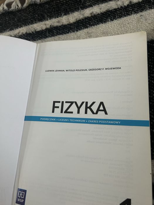 Fizyka klasa 1 autorzy na zdj